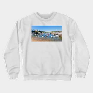 Tenby Harbour Beach, Pembrokeshire Crewneck Sweatshirt